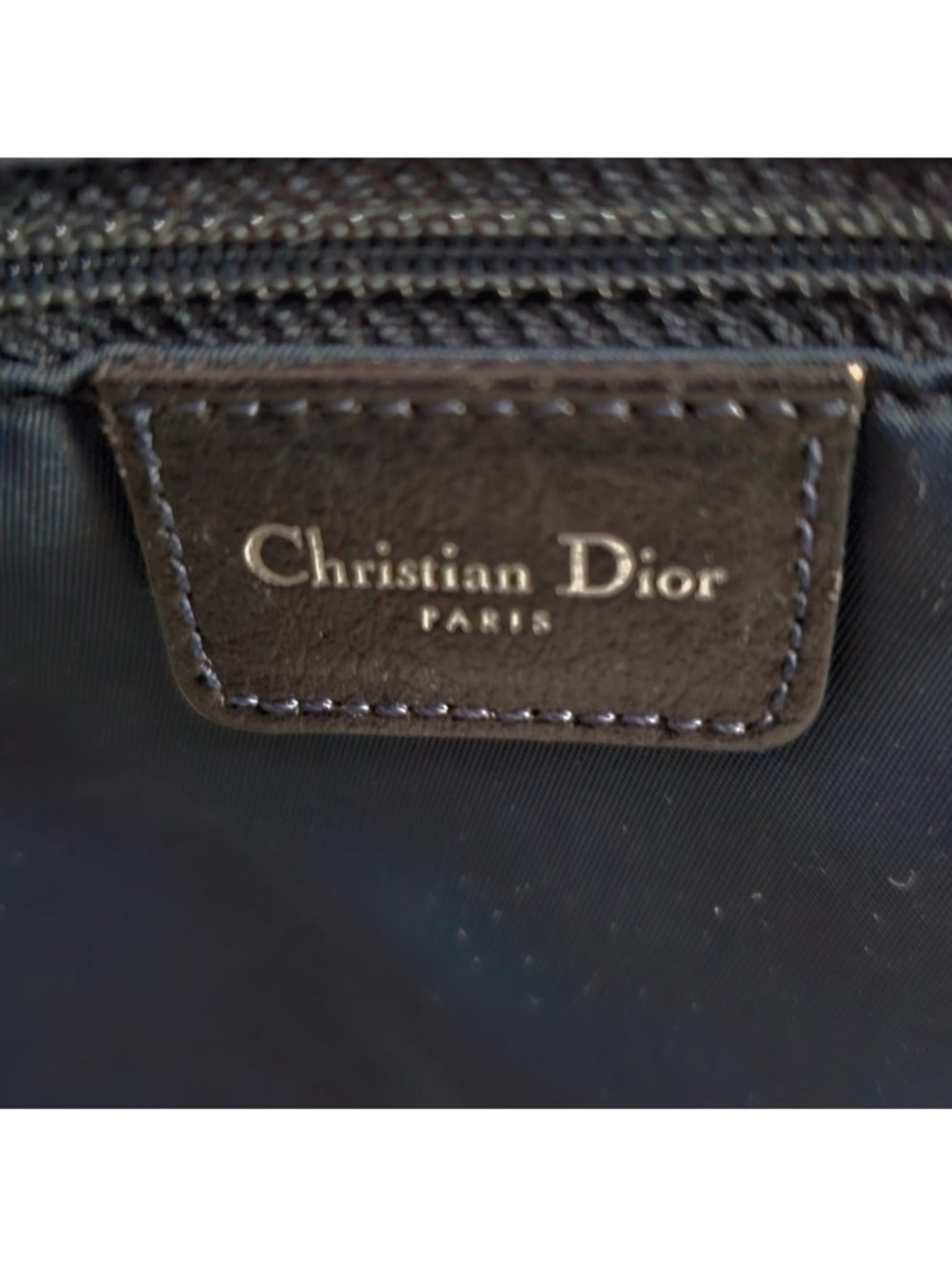 DIOR Christian Dior Denim Blue Trotter Flight Bag - Picture 12 of 15